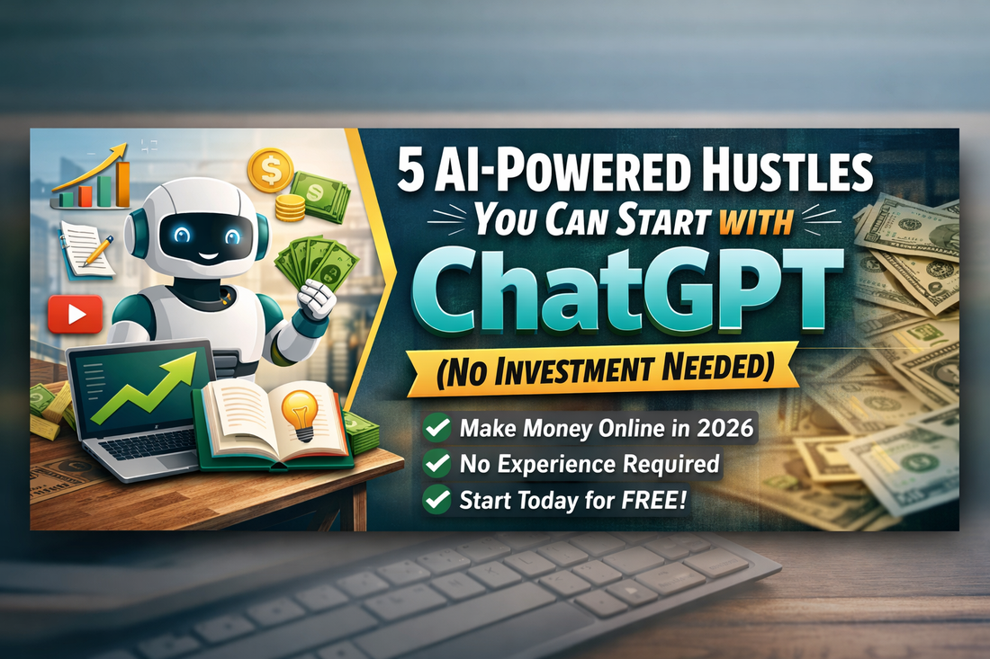 5 AI-Powered Hustles You Can Start with ChatGPT (No Investment Needed) – 2026 Guide