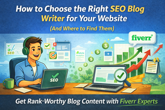 🧠 How to Choose the Right SEO Blog Writer for Your Website (And Where to Find Them)
