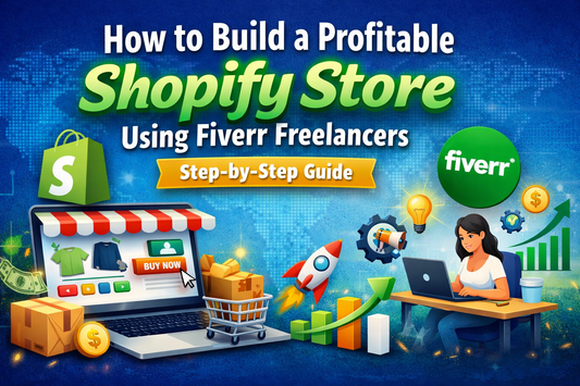 How to Start a Profitable Shopify Store Using Fiverr Freelancers (Step-by-Step)