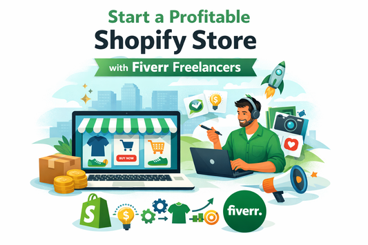 🛒 How to Start a Profitable Shopify Store (Even If You’re a Complete Beginner) – Using Fiverr Freelancers