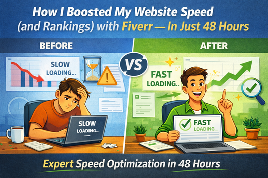 🚀 How I Boosted My Website Speed (and Rankings) with Fiverr — In Just 48 Hours